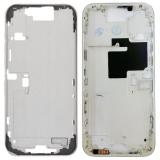 COVER CENTRALE A PER APPLE IPHONE 16 PRO MAX 6.9 BIANCO MATERIALE ORIGINALE
