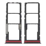 DUAL SIM TRAY PER MOTOROLA MOTO G04 (XT2421-2) NERO