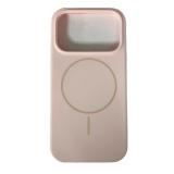 CUSTODIA CELLULARE DI SILICONE LIQUIDO + MAGNETICO PER APPLE IPHONE 17 PRO ROSA