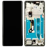 DISPLAY AMOLED + TOUCHSCREEN DISPLAY COMPLETO + FRAME PER MOTOROLA MOTO G85 5G (XT2427-3) NERO ORIGINALE (SERVICE PACK 5D68C24854)