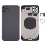 COVER POSTERIORE PER APPLE IPHONE 11 PRO MAX 6.5 NERO OEM