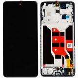 TOUCHSCREEN + DISPLAY LCD DISPLAY COMPLETO + FRAME (FK03 VERSION) PER OPPO RENO12 F 4G (CPH2687) NERO OEM OLED
