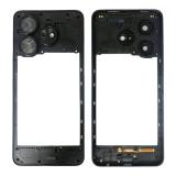 COVER CENTRALE B PER ZTE BLADE V60 DESIGN (Z2350) BLU / NERO ORIGINALE