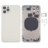 COVER POSTERIORE PER APPLE IPHONE 11 PRO 5.8 BIANCO MATERIALE ORIGINALE