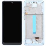 DISPLAY LCD + TOUCHSCREEN DISPLAY COMPLETO + FRAME PER SAMSUNG GALAXY A33 5G A336B BLU OEM OLED