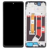 TOUCHSCREEN + DISPLAY LCD DISPLAY COMPLETO + FRAME PER OPPO A58 4G (CPH2577) NERO ORIGINALE