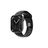 OROLOGIO INTELLIGENTE + CARICATORE MAGNETICO PER WATCH X SQUARE NERO