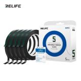 RELIFE HX1 NASTRO BIADESIVO PER SIGILLATURA E AMMORTIZZAZIONE DI TELEFONI CELLULARI 5MM PER RISOLVE PROBLEMI QUALI IL SOLLEVAMENTO DELLO SCHERMO LE INFILTRAZIONI DI LUCE DAL TELAIO LA SIGILLATURA DI SCHERMI CURVI E ALTRE PROBLEMATICHE DI RIPARAZIONE