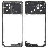 COVER CENTRALE B PER OPPO A76 (CPH2375) NERO ORIGINALE