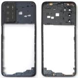 COVER CENTRALE B PER OPPO A16 (CPH2269) / A16S (CPH2271) / A54S (CPH2273) NERO