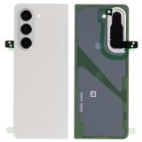 COVER POSTERIORE PER SAMSUNG GALAXY Z FOLD5 5G F946B CREMA / BIANCO