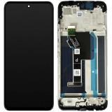 DISPLAY LCD + TOUCHSCREEN DISPLAY COMPLETO + FRAME PER MOTOROLA MOTO G67 POWER NERO ORIGINALE