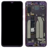 TOUCHSCREEN + DISPLAY LCD DISPLAY COMPLETO + FRAME PER XIAOMI MI 9 SE (M1903F2G) VIOLA ORIGINALE (SERVICE PACK)