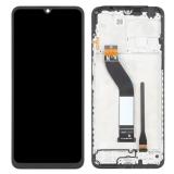 DISPLAY LCD + TOUCHSCREEN DISPLAY COMPLETO + FRAME PER XIAOMI REDMI 14C (2411DRN47C 2409BRN2CY) / POCO C75 (2410FPCC5G) NERO ORIGINALE