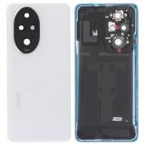 COVER POSTERIORE PER HONOR 200 PRO 5G (ELP-AN00 ELP-NX9) BIANCO ORIGINALE