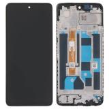 DISPLAY LCD + TOUCHSCREEN DISPLAY COMPLETO + FRAME PER OPPO A40 (CPH2669) / A40M (CPH2669) NERO ORIGINALE