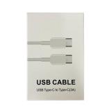 DATA CABLE USB TYPE C TO TYPE C EP-DG977 FAST CHARGING (3A) PER SAMSUNG GALAXY NOTE 10 N970F / NOTE20 N980F BIANCO