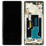 DISPLAY AMOLED + TOUCHSCREEN DISPLAY COMPLETO + FRAME PER MOTOROLA EDGE 50 FUSION (XT2429-1) NERO ORIGINALE (SERVICE PACK 5D68C24359)