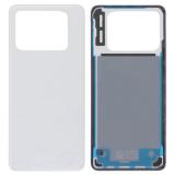COVER POSTERIORE PER XIAOMI POCO F6 PRO 5G (23113RKC6G) BIANCO ORIGINALE