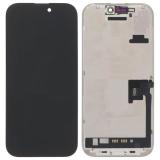 TOUCHSCREEN + DISPLAY OLED DISPLAY COMPLETO PER APPLE IPHONE 16 PRO 6.3 TD OLED VERSIONE DURA (FREQUENZA DI AGGIORNAMENTO: 120 HZ)