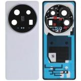 COVER POSTERIORE PER XIAOMI 14 ULTRA (24031PN0DC 24030PN60G) BIANCO ORIGINALE