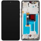 DISPLAY AMOLED + TOUCHSCREEN DISPLAY COMPLETO + FRAME PER MOTOROLA EDGE 50 NEO (XT2409) NERO ORIGINALE (SERVICE PACK 5D68C28368)