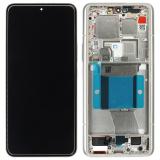 TOUCHSCREEN + DISPLAY AMOLED DISPLAY COMPLETO + FRAME PER XIAOMI 14 ULTRA (24031PN0DC 24030PN60G) BIANCO ORIGINALE (SERVICE PACK)