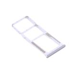 DUAL SIM TRAY PER XIAOMI REDMI NOTE 10S (M2101K7BG M2101K7BI M2101K7BNY) / REDMI NOTE 10 / POCO M5S (2207117BPG) BIANCO