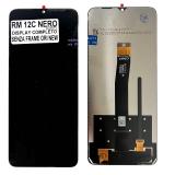 DISPLAY LCD + TOUCHSCREEN DISPLAY COMPLETO SENZA FRAME PER XIAOMI REDMI 12C (22120RN86G) NERO ORIGINALE (CDOT VERSION)