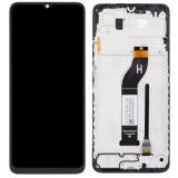 TOUCHSCREEN + DISPLAY OLED DISPLAY COMPLETO + FRAME PER XIAOMI REDMI 13C 4G (23100RN82L 23106RN0DA 23108RN04Y) NERO ORIGINALE