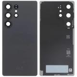 COVER POSTERIORE PER SAMSUNG GALAXY S25 ULTRA S938B NERO ORIGINALE