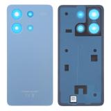 COVER POSTERIORE PER XIAOMI REDMI NOTE 13 4G (23129RAA4G 23124RA7EO) BLU ORIGINALE