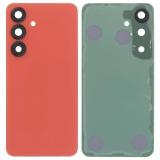 COVER POSTERIORE PER SAMSUNG GALAXY S25 5G S931B ROSSO CORALLO