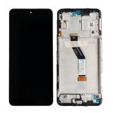 DISPLAY LCD + TOUCHSCREEN DISPLAY COMPLETO + FRAME PER XIAOMI POCO M4 PRO 5G 21091116AG MZB0BGVIN / REDMI NOTE 11T 5G 21091116AI NERO ORIGINALE（SERVICE PACK) (560001K16A00 / 560006K16A00)