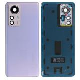 COVER POSTERIORE PER XIAOMI 12 PRO (2201122C 2201122G) VIOLA ORIGINALE