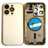 COVER POSTERIORE PER APPLE IPHONE 14 PRO 6.1 ORO MATERIALE ORIGINALE