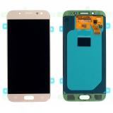 TOUCHSCREEN + DISPLAY LCD DISPLAY COMPLETO SENZA FRAME PER SAMSUNG GALAXY J5(2017) J530F ORO ORIGINALE (SERVICE PACK)