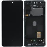 DISPLAY LCD + TOUCHSCREEN DISPLAY COMPLETO + FRAME PER SAMSUNG GALAXY S20 FE / S20 LITE G780F BLU/NERO ORIGINALE (SERVICE PACK)