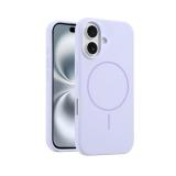 CUSTODIA CELLULARE DI SILICONE LIQUIDO + MAGNETICO PER APPLE IPHONE 16 PLUS VIOLA