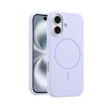 CUSTODIA CELLULARE DI SILICONE LIQUIDO + MAGNETICO PER APPLE IPHONE 17 VIOLA