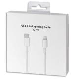 CAVO DI DATI USB-C A LIGHTNING CON CONFEZIONE 2M PER APPLE IPHONE 8G XR XS MAX IPAD 6 IPAD PRO ORIGINALE NEW