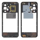 COVER CENTRALE B PER SAMSUNG GALAXY A17 4G A175F NERO ORIGINALE