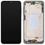 TOUCHSCREEN + DISPLAY OLED DISPLAY COMPLETO + FRAME PER SAMSUNG GALAXY A26 5G A266B NERO OEM