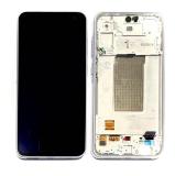 TOUCHSCREEN + DISPLAY AMOLED DISPLAY COMPLETO + FRAME PER SAMSUNG GALAXY A36 5G A366B LAVANDA / VIOLA ORIGINALE (SERVICE PACK) (ASSEMBLATO)