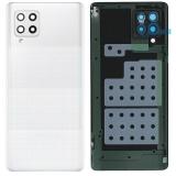 COVER POSTERIORE PER SAMSUNG GALAXY A42 5G A426B BIANCO ORIGINALE