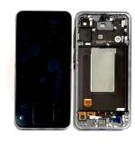 TOUCHSCREEN + DISPLAY AMOLED DISPLAY COMPLETO + FRAME PER SAMSUNG GALAXY A56 5G A566B NERO / GRAPHITE ORIGINALE (SERVICE PACK)