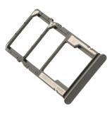 DUAL SIM TRAY PER XIAOMI REDMI A7 PRO (25128RN17Y 25128RN17A 25128RN17L) NERO