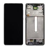 DISPLAY AMOLED + TOUCHSCREEN DISPLAY COMPLETO + FRAME PER SAMSUNG GALAXY A73 5G A736B NERO ORIGINALE (SERVICE PACK) (ASSEMBLATO)