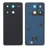 COVER POSTERIORE PER XIAOMI REDMI NOTE 13 4G (23129RAA4G 23124RA7EO) NERO ORIGINALE