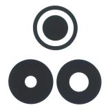 SET 3 PEZZI VETRO DI CAMERA PER OPPO A80 5G (CPH2639)